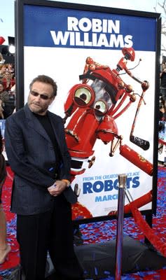 Robin Williams at the Westwood premiere of 20th Century Fox's Robots