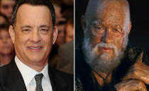 Tom Hanks (who plays six characters) in “Cloud Atlas”