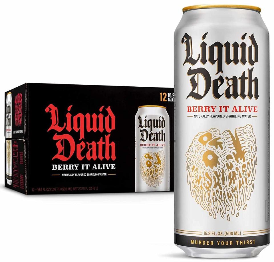 liquid death berry it alive, liquid death review