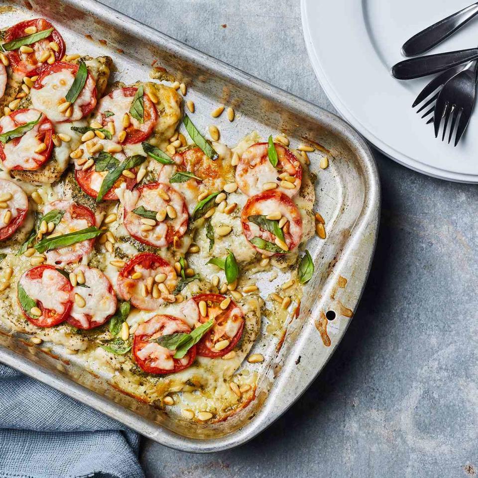 Pesto Chicken Bake