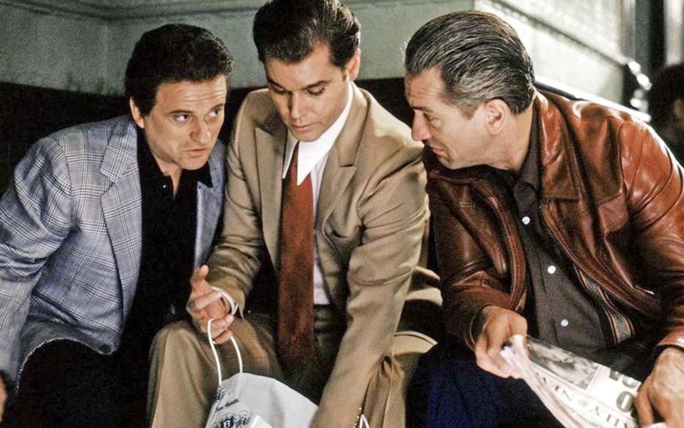 Joe Pesci, Ray Liotta and Robert De Niro in Goodfellas