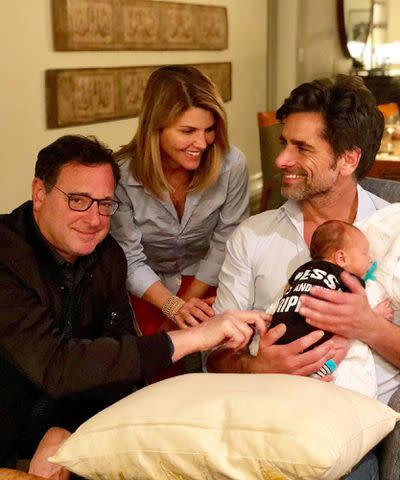 <p>John Stamos Instagram</p> Bob Saget, Lori Loughlin, John Stamos, and Billy Stamos.