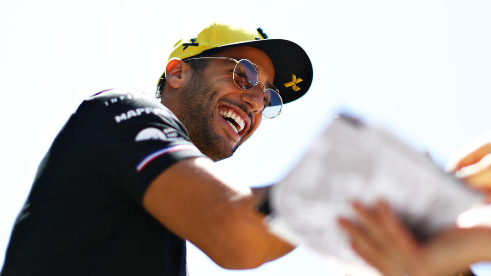 Daniel Ricciardo's best result at Renault left his teammate frustrated. Pic: Getty