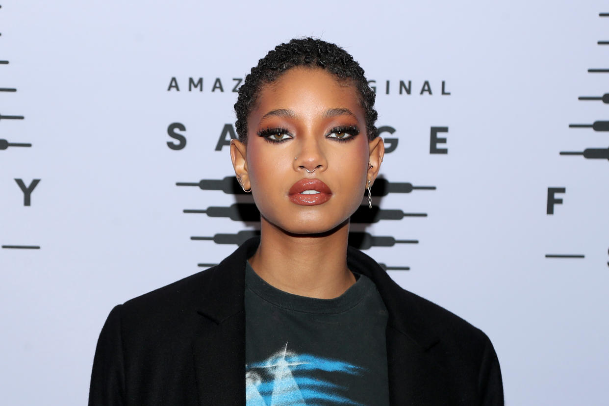 Willow Smith, the daughter of Will Smith and Jada Pinkett-Smith, turned 21 on Oct. 32. (Photo: Jerritt Clark/Getty Images for Savage X Fenty Show Vol. 2 Presented by Amazon Prime Video)