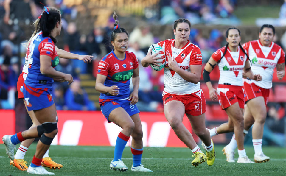 Alexis Tauaneai in the NRLW.