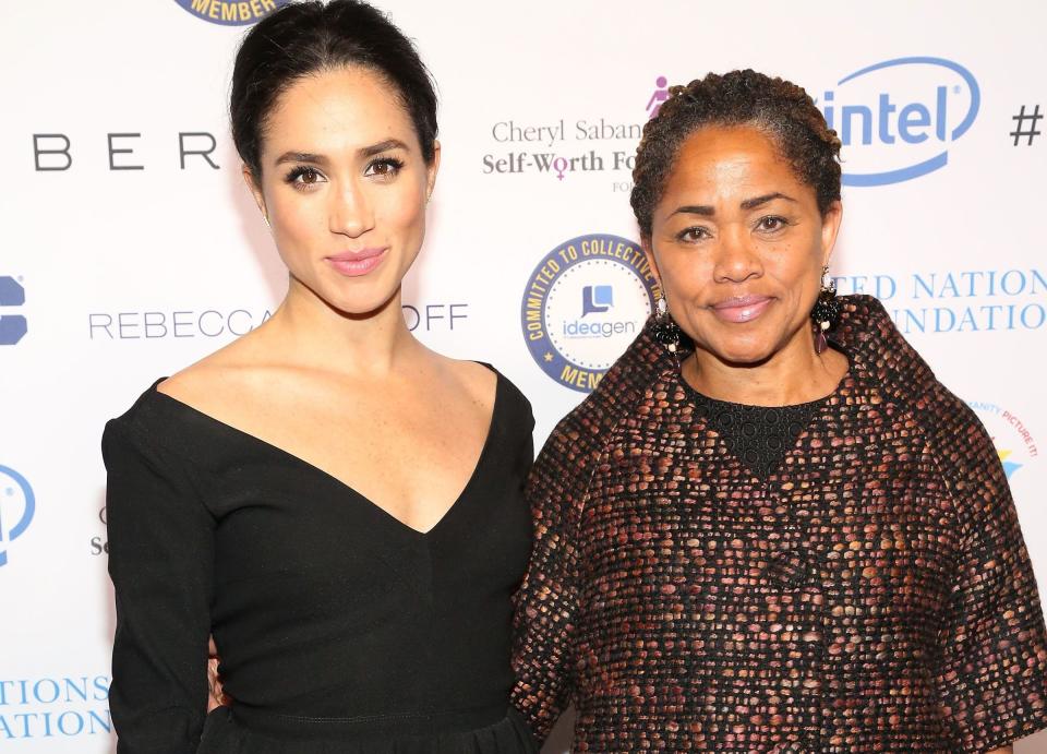 Meghan Markle reportedly wants her mom, Doria Ragland, to walk her down the aisle. (Photo: Sylvain Gaboury via Getty Images)