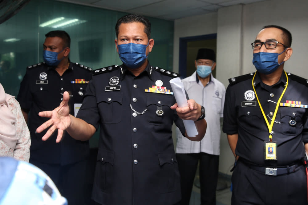 Gombak district police chief ACP Arifai Tarawe urged the public not to make baseless comments and racialise the whole situation as it may hamper investigations, amid the rise of the hashtag #JusticeForGanapathy. — Picture by Choo Choy May