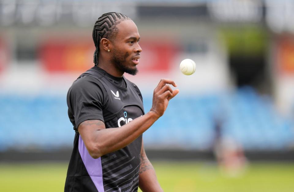 Back: Jofra Archer (Danny Lawson/PA Wire)