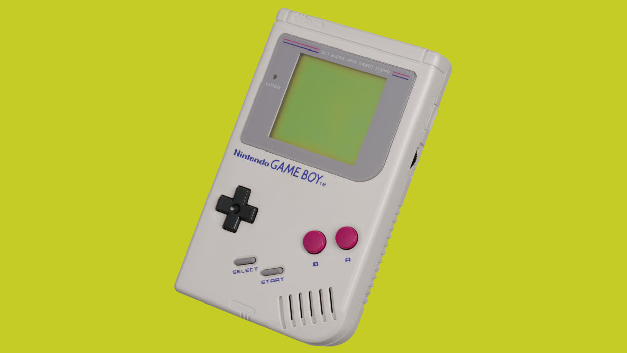  Image of the Game Boy from the '90s. 