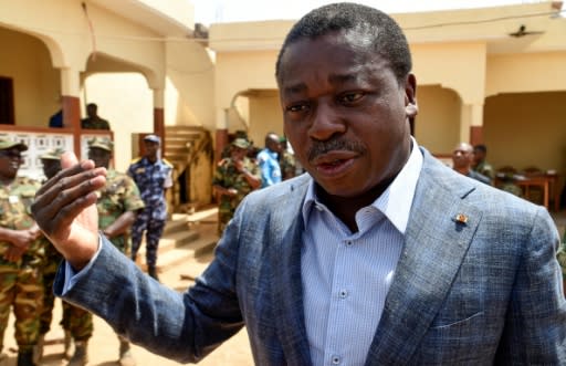 President Faure Gnassingbe, whose family has ruled Togo since 1967, is the frontrunner