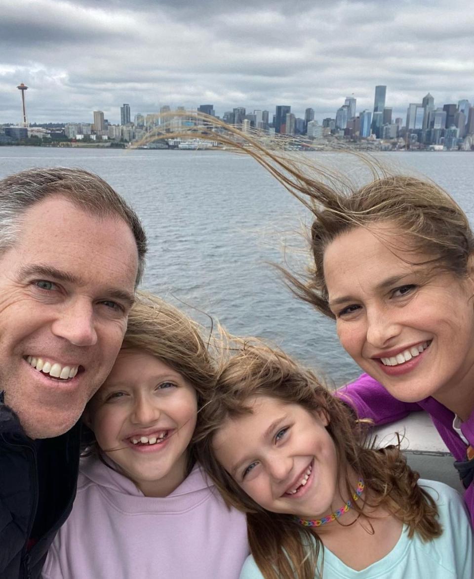 Peter Alexander on a visit to Seattle with his family. (Peter Alexander/Instagram)
