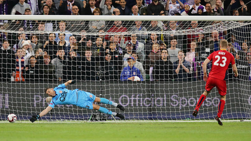 The shootout took place in front of Perth’s supporters. (Photo by Will Russell/Getty Images)