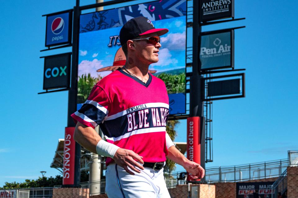 Blue Wahoos outfielder Griffin Conine has become team's all-time single-season home run and RBI leader.