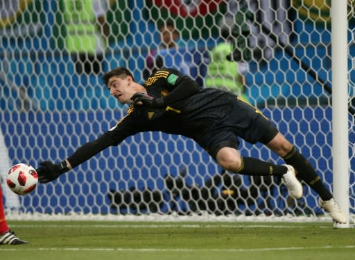 Thibaut Courtois made nine saves in Friday's 2-1 win over Brazil