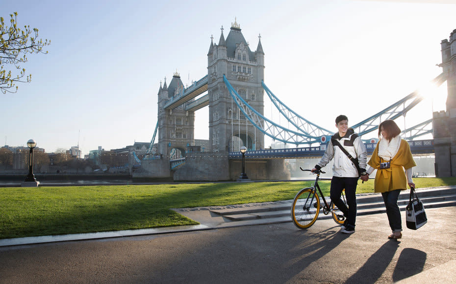 <p>The No. 1 city in the world for Tinder users looking for companionship (and sure, maybe a bit of love) has long attracted jetsetters <a rel="nofollow noopener" href="http://www.travelandleisure.com/articles/how-to-visit-london-like-a-celebrity" target="_blank" data-ylk="slk:and A-listers;elm:context_link;itc:0;sec:content-canvas" class="link ">and A-listers</a> with its glam restaurants and charming hotels.</p>