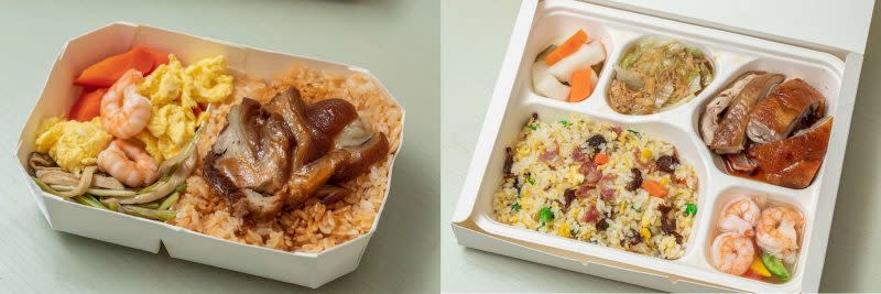 台北福華大飯店推出多款外帶餐盒，售價150元起。（痞客邦部落格「熊喵大口吃垮全世界」提供）