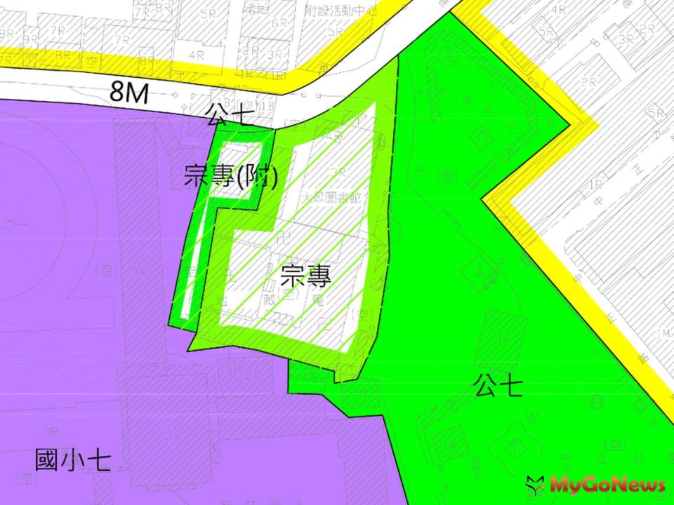 ▲公七地藏庵變更內容示意圖(圖/新北市政府)