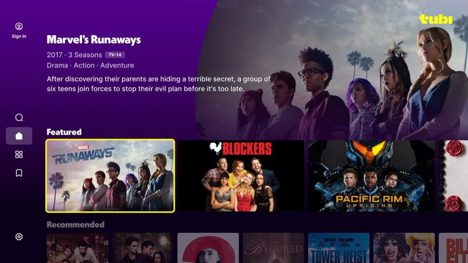 Tubi streaming service