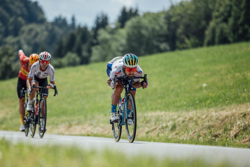 Stunning images of the 14th stage of the 2023 Tour de France, from Annemasse to Morzine Les Portes du Soleil