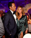 <p>Of course, the power couple was on hand for their friend Rihanna’s annual Diamond Ball benefitting her Clara Lionel Foundation to help impoverished communities. (Photo: Kevin Mazur/Getty Images for Clara Lionel Foundation) </p>