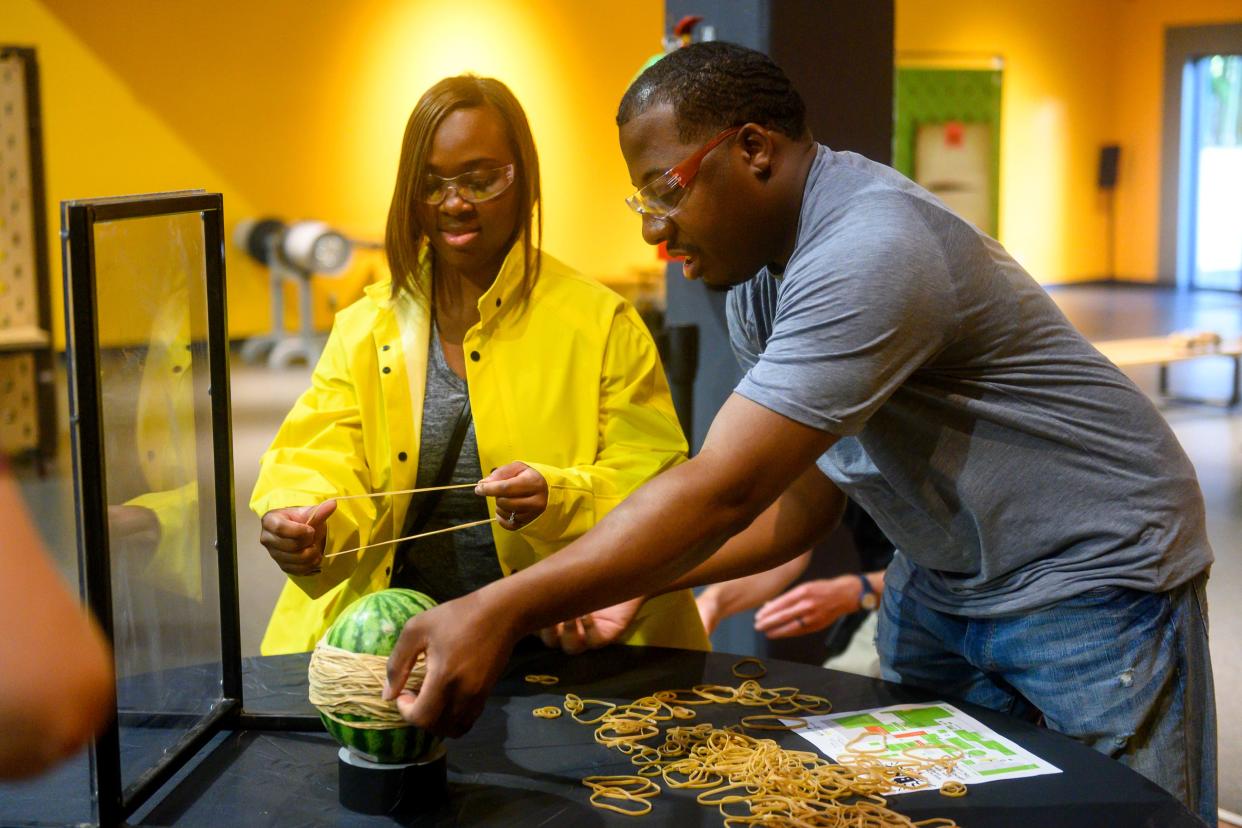 Science Museum Oklahoma will host an adults-only event, “SMO21: ChromaFest,” on June 24. Shown are participants during a previous SMO21 night at the museum.