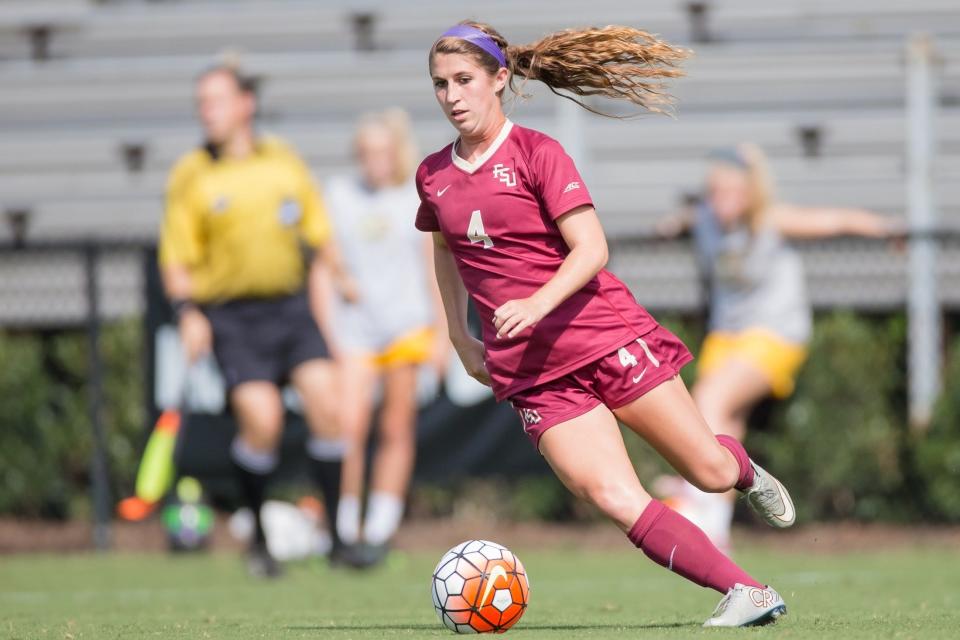 Holly Fritz, a 2014 Mariner High graduate, set the Lee County Athletic Conference’s single-season (66) and career (185) goal-scoring records. She was named to the All-State first team three times. She played two seasons at Florida State before transferring to FGCU where she was a two-time member of the ASUN All-Conference first team.