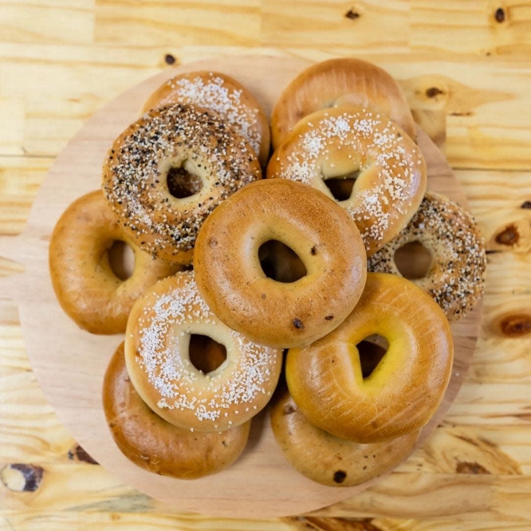 Born2Bagel, which serves New York-style bagels, opened in September.