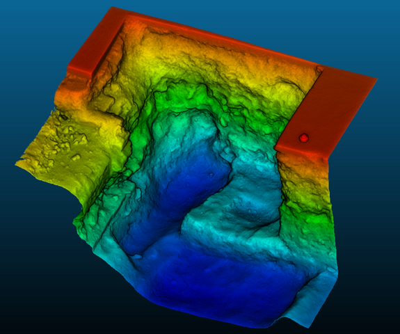 Scientist used laser scans to map the monarch's lost grave.