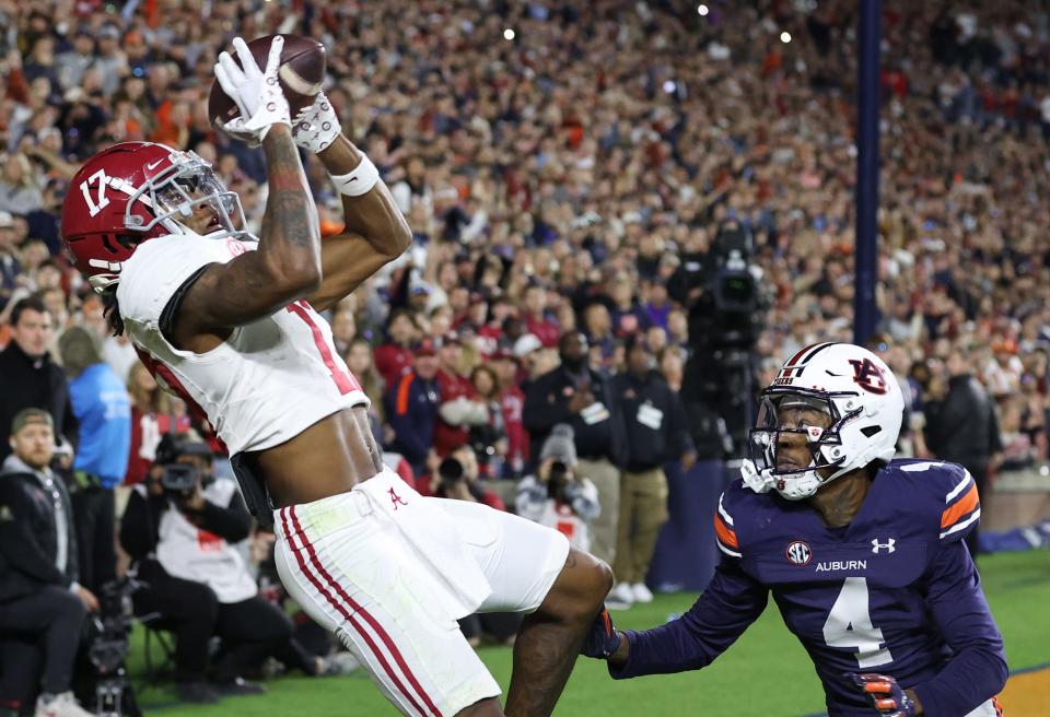 Look Alabama Iron Bowl victory poster features Isaiah Bond in James