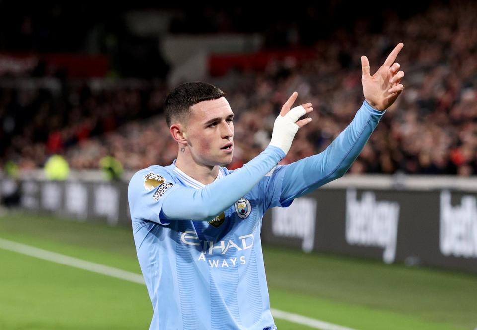 Foden scored a hat-trick on Monday night (Getty Images)