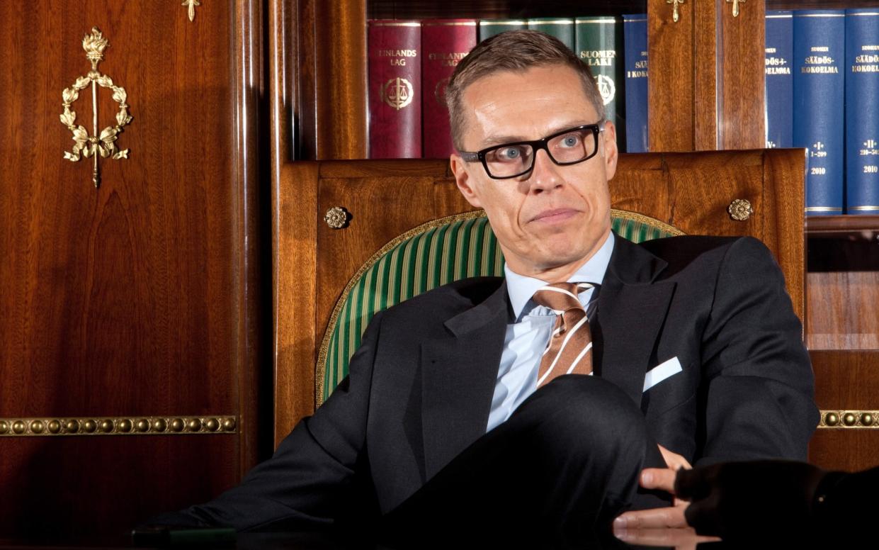 Alexander Stubb when he was prime minister of Finland. - Bloomberg