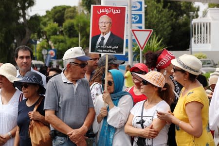 Tunisia holds funeral for president Beji Caid Essebsi, who died at the age of 92