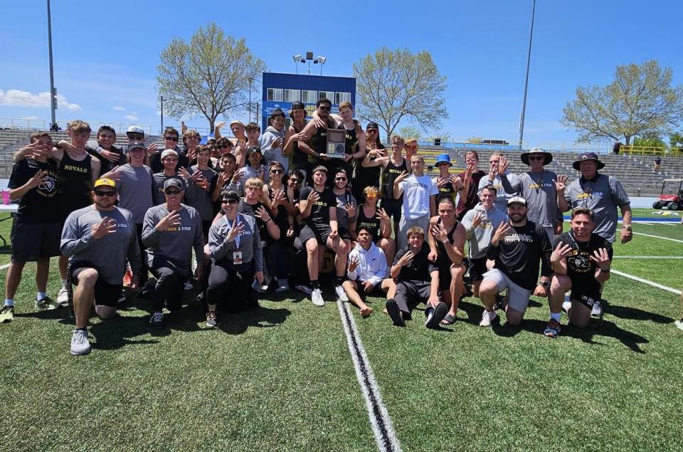 Roy High School’s boys track team won the Region 2 championship on Thursday at Taylorsville High School. | Provided by Roy High School