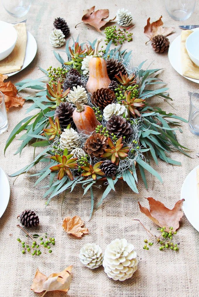 Butternut Squash Centerpiece