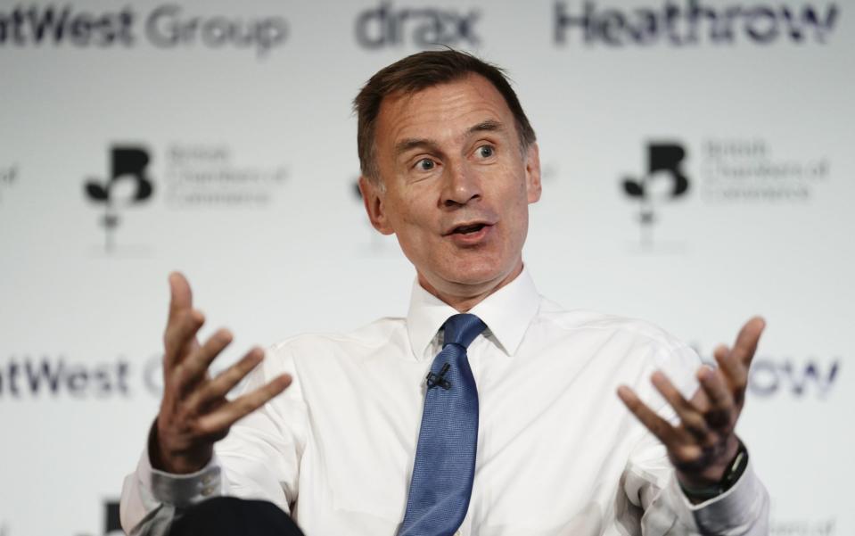 Jeremy Hunt - Jordan Pettitt/PA