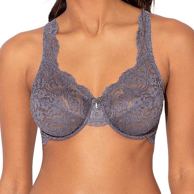 Intimissimi White Daniela Lace Balconette Bra