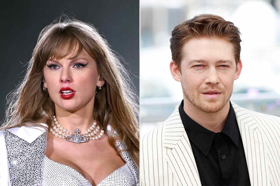 <p>Gareth Cattermole/TAS24/Getty; Laurent KOFFEL/Gamma-Rapho via Getty</p> Taylor Swift and Joe Alwyn