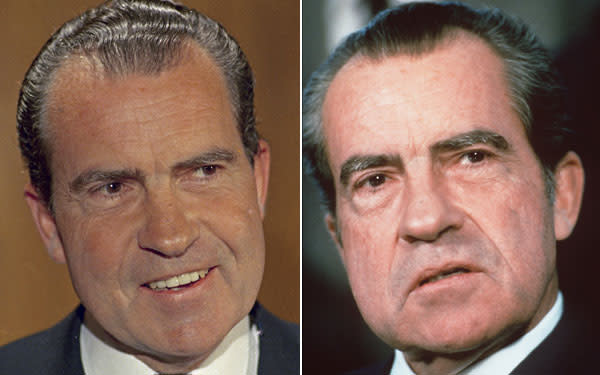 <b>Richard Nixon</b> After six years in office, the Vietnam War, and the Watergate scandal, the president seemed little changed. <br> <br> (AP Photo)