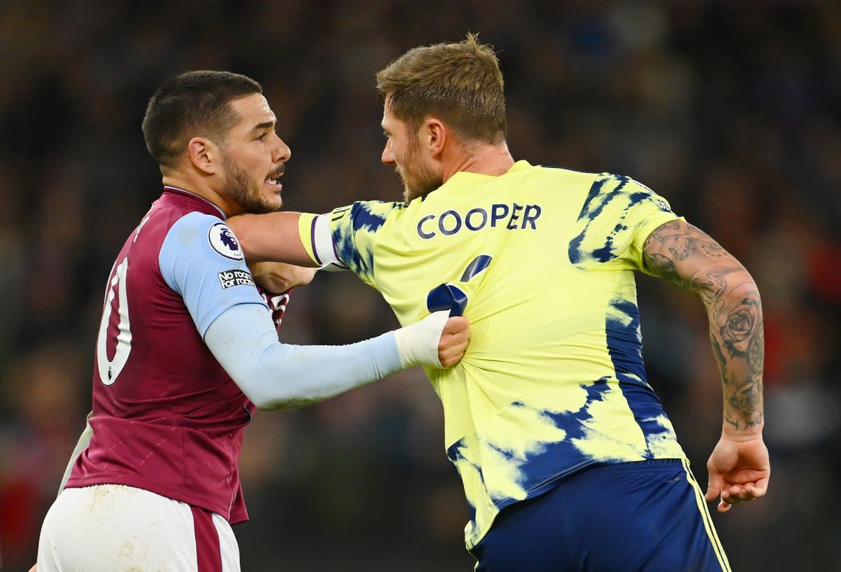 Emi Buendia and Liam Cooper come to blows (Getty Images)