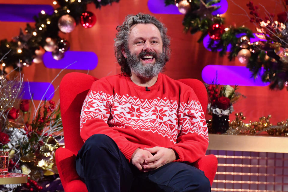 Michael Sheen during the filming for the Graham Norton Show at BBC Studioworks 6 Television Centre, Wood Lane, London, to be aired on BBC One on Friday evening.