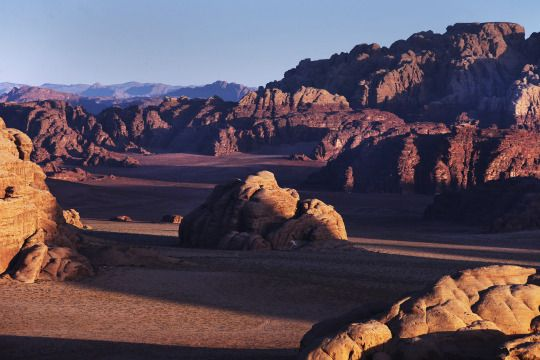 Uadi Rum o Valle de la Luna, Jordania