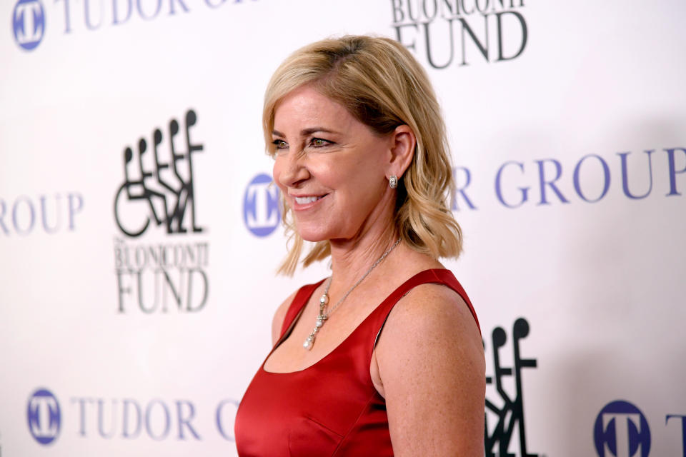 Chris Evert reveals she is now 