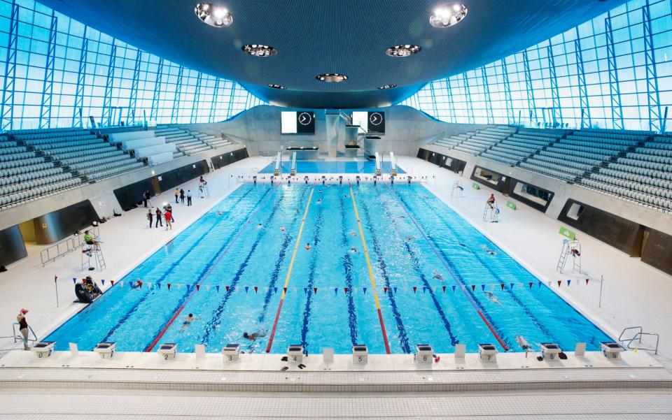 A general view of London Aquatics Centre - GETTY IMAGES