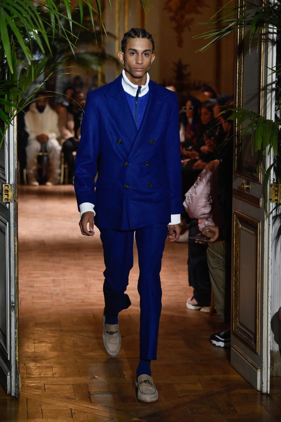 Casablanca's Fall 2019 Menswear presentation in Paris Fashion, January 17, 2019.