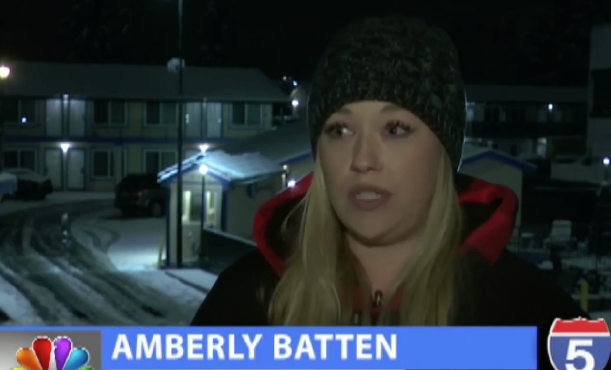 Amberly Batten was moved to donate when she saw Facebook posts about homeless people who were suicidal because of the cold. (Photo: KOBI-TV)