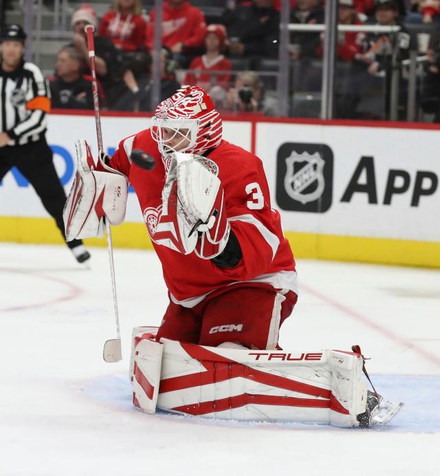 Ville Husso on his first camp with the Red Wings 