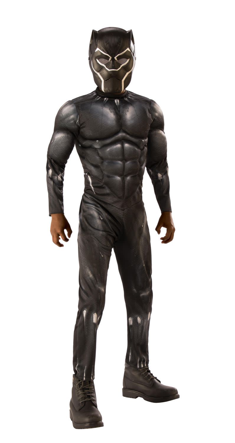 Marvel Avengers: Endgame Black Panther Muscle Chest Child Costume. Image via Walmart. 