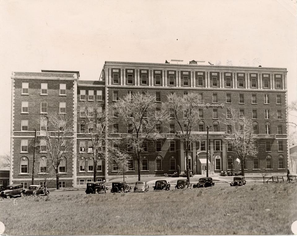 Hackensack Hospital as seen in May 1937