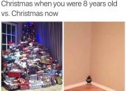 <p>Christmas might mean more than just gifts under the tree, but either the times have changed or we simply grew up.</p><p><em><a href="https://www.goodhousekeeping.com/holidays/christmas-ideas/g2972/surprising-christmas-facts/" rel="nofollow noopener" target="_blank" data-ylk="slk:RELATED: 19 Fun Facts You Probably Didn't Know About Christmas;elm:context_link;itc:0;sec:content-canvas" class="link ">RELATED: 19 Fun Facts You Probably Didn't Know About Christmas</a></em></p>