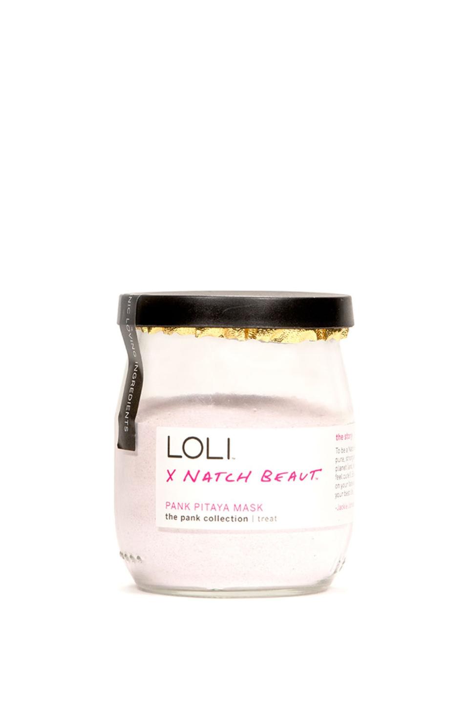 <p>Tina Hedges, founder of Loli Beauty, is stirring up change by making entirely waterless products like the Loli Beauty Pank Pitaya Mask with vitamin C. And it's much more than just a mask: this redness-reducing magic dust also works as a cleanser <em>and</em> soothing scrub. Just add water. </p> <p><strong>$38</strong> (<a href="https://shop-links.co/1721075818387564474" rel="nofollow noopener" target="_blank" data-ylk="slk:Shop Now;elm:context_link;itc:0;sec:content-canvas" class="link ">Shop Now</a>)</p>